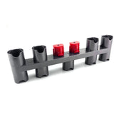 9-hole Attachment Holder for Dyson Vacuum Cleaners - Space-saving Storage Rack - Top-Down View