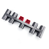9-hole Attachment Holder for Dyson Vacuum Cleaners - Space-saving Storage Rack - 45-Degree Angle