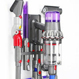 9-hole Attachment Holder for Dyson Vacuum Cleaners - Space-saving Storage Rack - Rear View