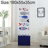 180x55x35cm Fish Bone Fabric Dust Cover for Vertical Cabinet Air Conditioners - Front View
