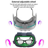 Soft Adjustable Vr Eye Mask Set for Meta Quest 3 - Close-Up Angle