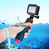 Adjustable Buoyancy Rods for Sport Cameras with Anti-lost Strap - Front View