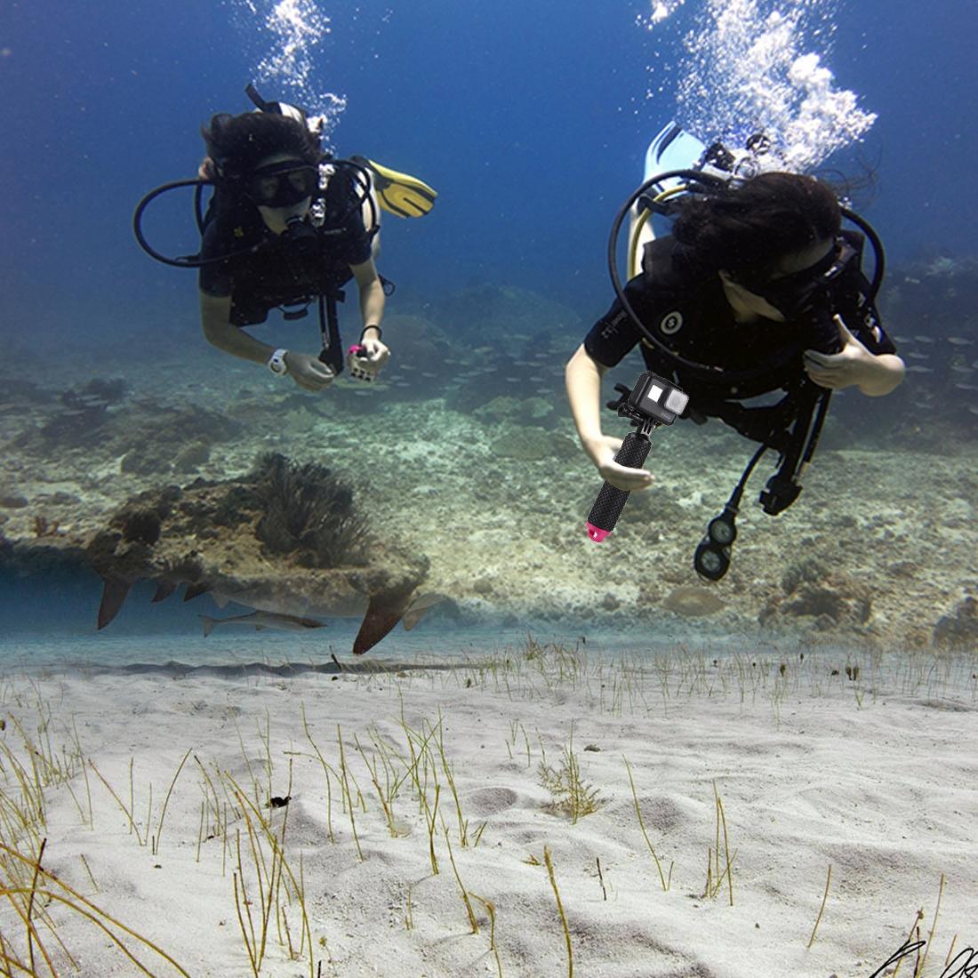 Adjustable Buoyancy Rods for Sport Cameras with Anti-lost Strap