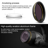 Gold Edge Lens Filter for Dji Inspire 2 / X4s Gimbal Camera Drone - Top-Down View