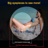 Waterproof Night Vision Binoculars - 8x30 Hd Portable for Concerts - Top-Down View