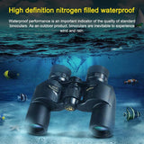 Waterproof Night Vision Binoculars - 8x30 Hd Portable for Concerts - Rear View