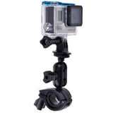 360 Degree Rotating Clamp Mount for Action Cameras - 45-Degree Angle