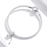925 Sterling Silver Diy Toothbrush Cup Pendant - Low Angle