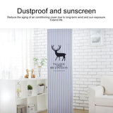 170x50x30cm Lucky Cat Fabric Dust Cover for Vertical Cabinet Air Conditioners - Top-Down View