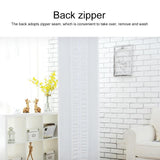 170x50x30cm Lucky Cat Fabric Dust Cover for Vertical Cabinet Air Conditioners - Rear View
