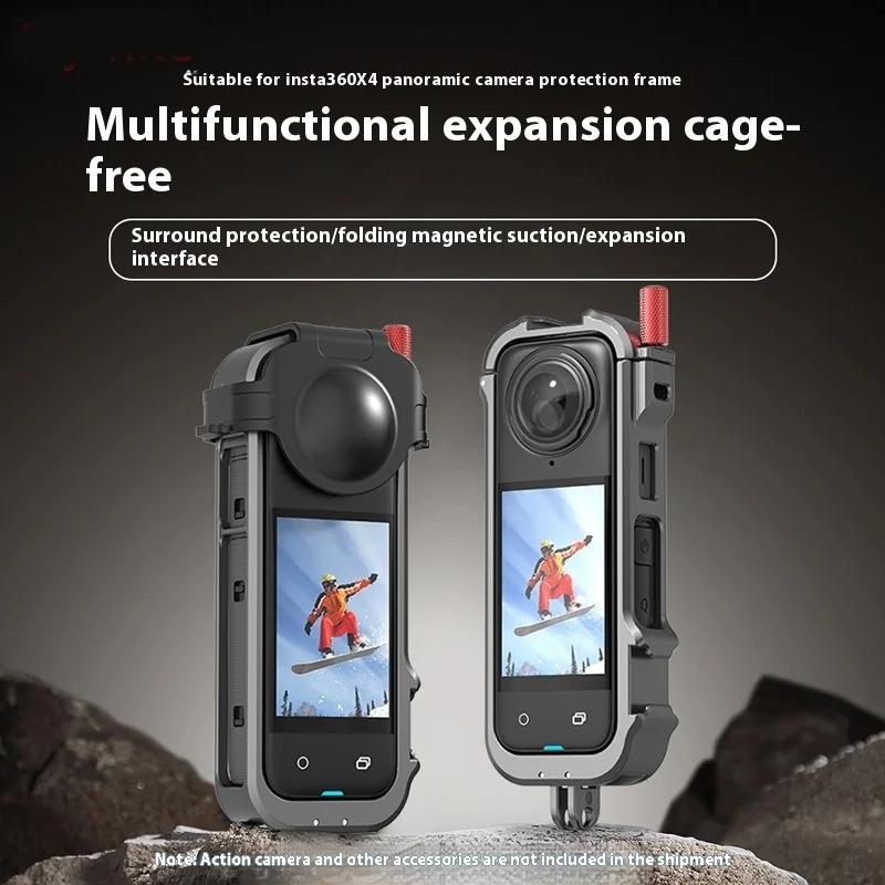 Expand your Insta360 X4 Action Camera with Rabbit Cage Bracket