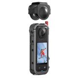 Expand your Insta360 X4 Action Camera with Rabbit Cage Bracket - Close-Up Angle