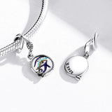 925 Sterling Silver Egyptian Twin Eyes Pendant - Rear View