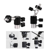 Multifunctional Flash Light Stand Umbrella Bracket - Max Load 2Kg - Top-Down View