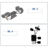 Multifunctional Flash Light Stand Umbrella Bracket - Max Load 2Kg - Close-Up Angle