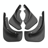 For Volkswagen Touareg 2005-2010 4Pcs / Set Car Auto Soft Plastic Splash Flaps Fender Guard Without Wheel Eyebrow - Front View