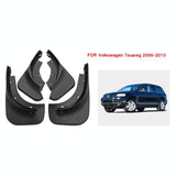 For Volkswagen Touareg 2005-2010 4Pcs / Set Car Auto Soft Plastic Splash Flaps Fender Guard Without Wheel Eyebrow - Side View