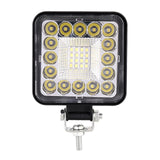 Car Square Work Light With 32Leds Smd - 2835 Lamp Beads - Top-Down View