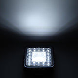 Car Square Work Light With 32Leds Smd - 2835 Lamp Beads - Low Angle