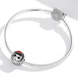 925 Sterling Silver Cartoon Avatar Beads For Diy Bracelets & Necklaces - Close-Up Angle