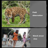 Low Light Visual Binoculars - 10x22 for Enhanced Viewing - Rear View