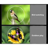 Low Light Visual Binoculars - 10x22 for Enhanced Viewing - Close-Up Angle