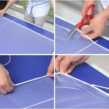 White Diy Window Screen with Hook and Loop Fastener for Mosquito Net - Top-Down View