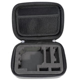 Portable Shockproof Waterproof Travel Case for Action Cameras - Fits Gopro Insta360 Dji - 16cm x 12cm x 7cm - Top-Down View