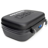 Portable Shockproof Waterproof Travel Case for Action Cameras - Fits Gopro Insta360 Dji - 16cm x 12cm x 7cm - 45-Degree Angle