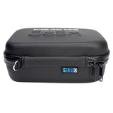 Portable Shockproof Waterproof Travel Case for Action Cameras - Fits Gopro Insta360 Dji - 16cm x 12cm x 7cm - Rear View