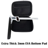 Portable Shockproof Waterproof Travel Case for Action Cameras - Fits Gopro Insta360 Dji - 16cm x 12cm x 7cm