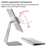 360 Degree Rotating Aluminum Tablet Stand - Universal 7-13 Inch - Top-Down View