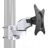 Wall Mount Monitor Stand - no Drilling Needed - Front View