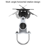 Wall Mount Monitor Stand - no Drilling Needed - Top-Down View