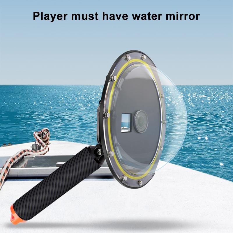 Underwater Dome Port for Dji Camera with Floating Grip