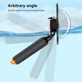 Underwater Dome Port for Dji Camera with Floating Grip - Low Angle