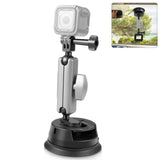 Suction Cup Arm Mount with Adapter and Screw - Front View