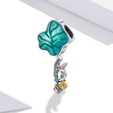 925 Sterling Silver Chilean Big Leaf Pendant - Side View