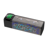 Intelligent Bluetooth Earphones with Digital Display - Colourful - Side View
