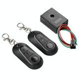 Universal Electric Scooter & Bicycle Anti-theft Alarm + Remote - 36-72v - Front View