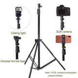 Camera Light Stand Conversion Head With 1 / 4-Inch Mount And Umbrella Holder - Close-Up Angle