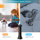 Mini Infrared Camera With Remote For Home Security - 45-Degree Angle