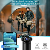 Mini Infrared Camera With Remote For Home Security - Close-Up Angle