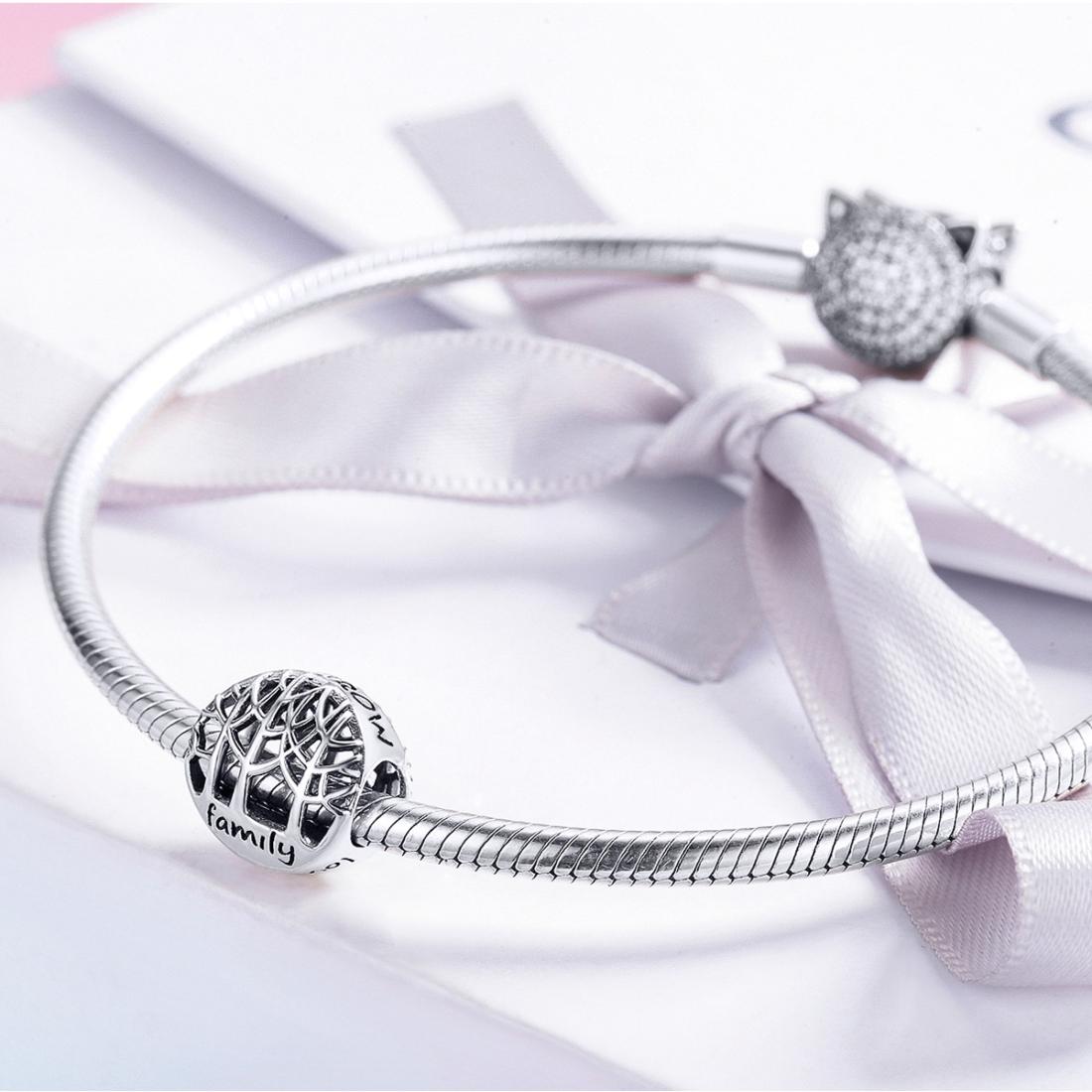 925 Sterling Silver Handmade Family Beaded Bracelet