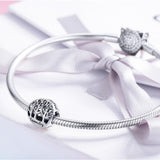 925 Sterling Silver Handmade Family Beaded Bracelet - Rear View