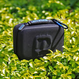 Waterproof Travel Case for Gopro Dji Action & Other Sport Cameras - Small - Top-Down View