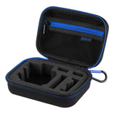 Waterproof Travel Case for Gopro Dji Action & Other Sport Cameras - Small - Rear View