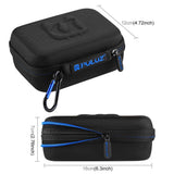 Waterproof Travel Case for Gopro Dji Action & Other Sport Cameras - Small - Close-Up Angle