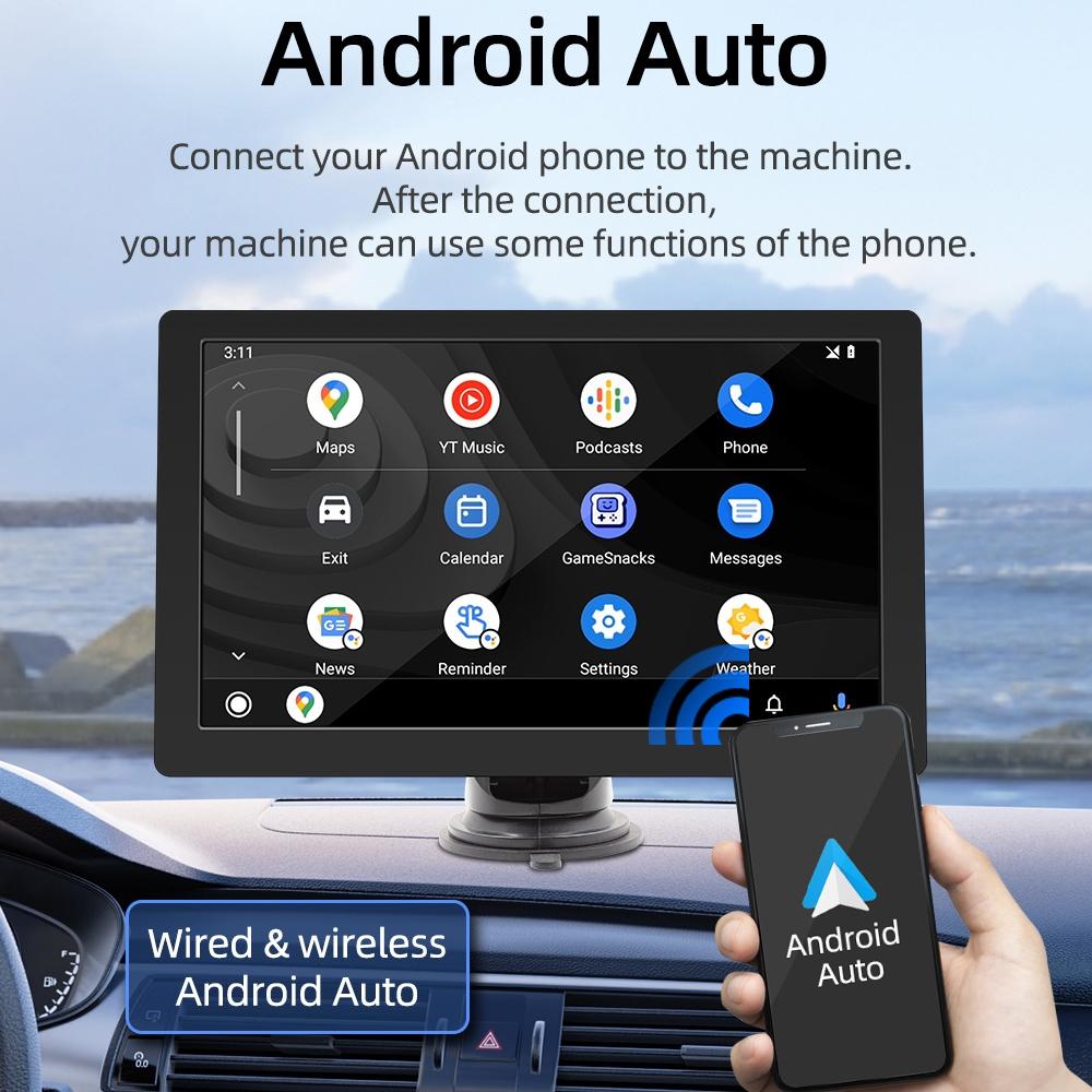 Universal Hd Mp5 Player With Reversing Monitor