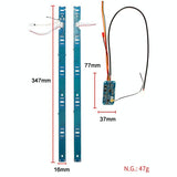 Xiaomi M365 Pro Bms Board & Side Strip Kit For Electric Scooter - Top-Down View